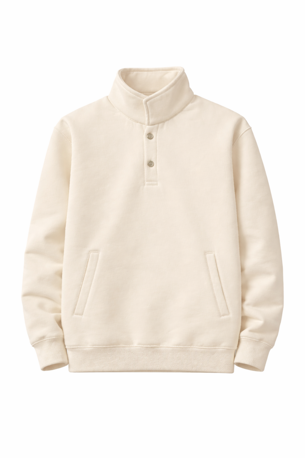 Cream Turtleneck Sweater