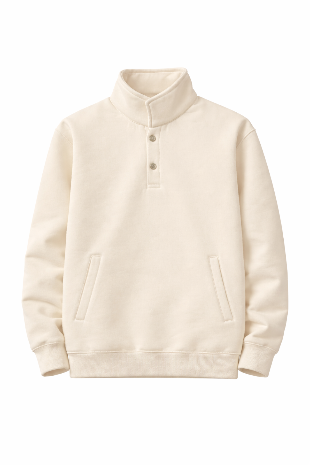 Cream Turtleneck Sweater